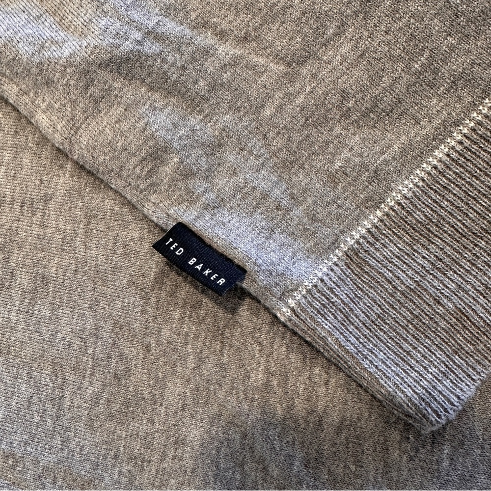 Ted Baker Heather Gray Pullover Sweater Size Small NWOT - Picture 4 of 5
